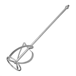 Насадка для миксера, для тяжелых растворов, 120 х 590 мм, оцинкованная, хвостовик резьба М14 Сибртех 848947 - фото 735638