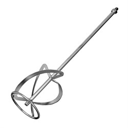 Насадка для миксера, для тяжелых растворов, 140 х 590 мм, оцинкованная, хвостовик резьба М14 Сибртех 848957 - фото 735646