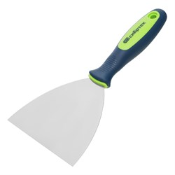 Шпательная лопатка из нержавеющей стали, 120 мм, двухкомпонентная ручка Сибртех 85527 - фото 735716