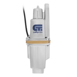 Вибрационный насос СВН300-25, верхний забор, 300 Вт, напор 75 м, 1200 л/ч, кабель 25 м Сибртех 99303 - фото 736530