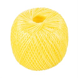 Шпагат полипропиленовый желтый, 1.4 мм, L 500 м, Сибртех 93995 - фото 736907