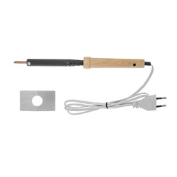 Паяльник электрический ЭПСН-03-65/220, деревянная ручка, Сибртех 91308 - фото 737605