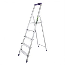 Стремянка алюминиевая с органайзером "Универсал", 5 ступеней, Сибртех 97895 - фото 737940