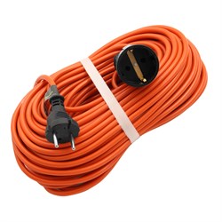 Удлинитель-шнур силовой 30 м, 6А, тип УХз6, ПВС, 1 розетка без заземления Сибртех 95813 - фото 738179