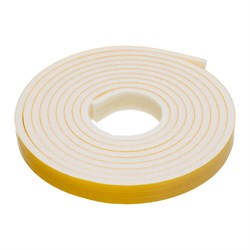 Уплотнитель для окон со скотчем, 8 х 8 мм, 14 м Сибртех 93858 - фото 738245