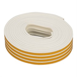 Уплотнитель, 24 м, профиль "P", белый Сибртех 93845 - фото 738269