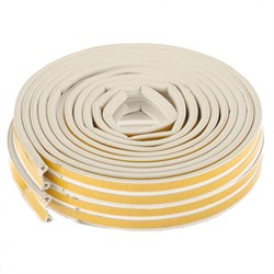 Уплотнитель, 6 м, профиль "P", белый Сибртех 93940 - фото 738288