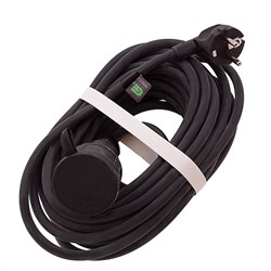 Удлинитель силовой 10 м, 16 А, тип УХз16, КГ 3 x 1.5 мм, 1 розетка, Сибртех 95890 - фото 739057