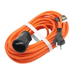 Удлинитель-шнур силовой 15 м, 10A, тип УХ10, 1 розетка, Сибртех 96051 - фото 739097