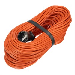 Удлинитель-шнур силовой 50 м, 10A, тип УХ10, 1 розетка, Сибртех 96054 - фото 739110