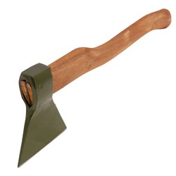 Топор кованный, в сборе, 1200/1550 г, деревянное топорище, 500 мм, Б3 Сибртех 21612 - фото 739152