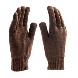 Перчатки трикотажные, двойные, полушерстяные, Сибртех 68633 - фото 739226