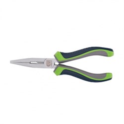 Длинногубцы прямые, 180 мм, трехкомпонентные рукоятки Сибртех 17114 - фото 739688