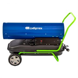 Дизельная тепловая пушка СТД-50, 50 кВт, 1100 м3/ч, прямой нагрев Сибртех 96469 - фото 740125