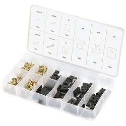 Набор саморезов и подушек, саморезы D х L: 3х8, 4х16.5х12, 6 х 20 мм, 170 предмет Сибртех 47608 - фото 740379