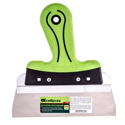 Шпатель фасадный, нержавеющая сталь, 200 мм, двухкомпонентная ручка Сибртех 85581 - фото 740549