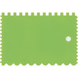 Шпатель для клея, пластмассовый, 90 х 130 мм, зубчатый Сибртех 86017 - фото 740561