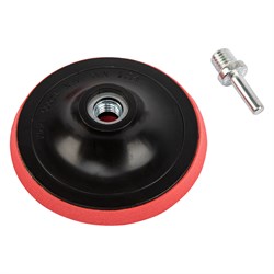 Насадка для дрели и УШМ с липучкой, 115 мм, с адаптером c М14 на d8 Сибртех 76234 - фото 741468