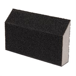 Губка для шлифования, 125 х 75 х 25 мм, трапеция, средняя жесткость, P 60 Сибртех 757287 - фото 741659