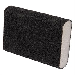 Губка для шлифования, 100 х 70 х 25 мм, овал, Средняя жесткость, P 60 Сибртех 757367 - фото 741669