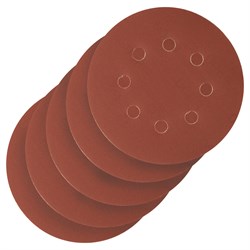 Круг абразивный на ворсовой подложке под "липучку", перфорированный, P 500, 125 мм, 5 шт Сибртех 738157 - фото 741724