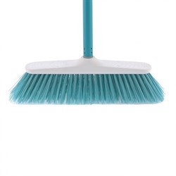 Щетка пластмассовая для подметания пола, 270 мм, "Classic" бирюзовая щетина, c черенком, 120 см, D 22 мм Elfe 93544 - фото 741946