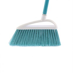 Щетка пластмассовая для подметания пола "Lux ", 230 мм, бирюзовая щетина, c черенком, 120 см, D 22 мм Elfe 93559 - фото 742000