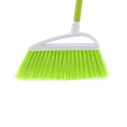 Щетка пластмассовая для подметания пола "Lux ", 230 мм, салатовая щетина, c черенком, 120 см, D 22 мм Elfe 93560 - фото 742001