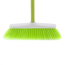 Щетка пластмассовая для подметания пола, 270 мм, "Classic", салатовая щетина, c черенком, 120 см, D 22 мм Elfe 93545 - фото 742002