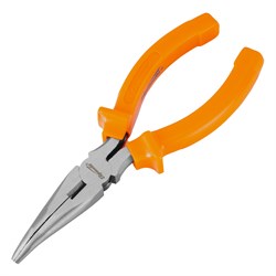 Длинногубцы изогнутые Classic, 160 мм, шлифованные, пластмассовые рукоятки Sparta 17411 - фото 747923
