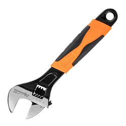 Ключ разводной, 200 мм, двухкомпонентная рукоятка Sparta 15542 - фото 748246