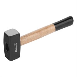 Кувалда, 1000 г, кованая головка, деревянная двухцветная рукоятка Sparta 10905 - фото 748433