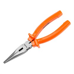 Длинногубцы прямые Classic, 180 мм, шлифованные, пластмассовые рукоятки Sparta 17159 - фото 749440