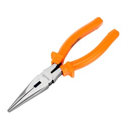 Длинногубцы прямые Classic, 200 мм, шлифованные, пластмассовые рукоятки Sparta 17163 - фото 749454