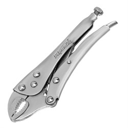 Зажим ручной, 180 мм, полукруглый захват Sparta 184205 - фото 749484