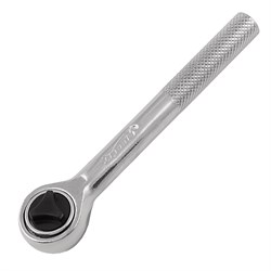 Ключ-трещотка 1/4", 45 зубьев, с переключателем, хром Sparta 140205 - фото 749591