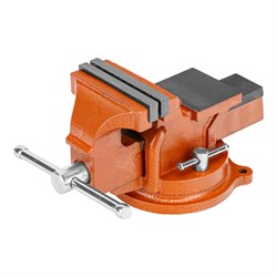 Тиски слесарные, 100 мм, поворотные, с наковальней Sparta 186235 - фото 749689