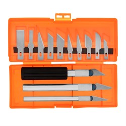 Набор резцов по дереву, пластмассовые рукоятки, 13 шт, Sparta 246165 - фото 749891