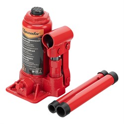 Домкрат гидравлический бутылочный, 2 т, h подъема 148-278 мм Sparta 50321 - фото 750616