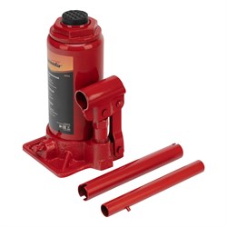 Домкрат гидравлический бутылочный, 8 т, h подъема 200-385 мм Sparta 50324 - фото 750672