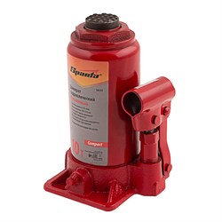 Домкрат гидравлический бутылочный 10 т, h подъема 190-370 мм Sparta Compact 50335 - фото 750983