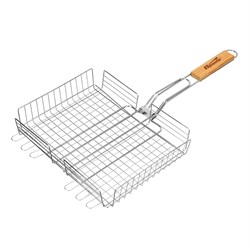 Решетка-гриль 240 х 310 х 55 мм, объемная хромированная Sparta 69553 - фото 751199