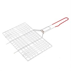 Решетка-гриль 220 x 340 мм, хромированная, PVC рукоятка Sparta 69636 - фото 751226