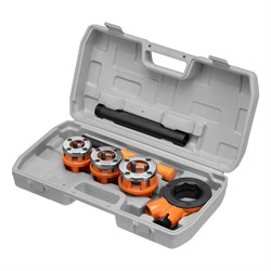 Набор клуппов 1/2-3/4-1, плашкодержатель с трещоткой, 6 предметов Sparta 773335 - фото 751417