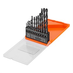 Набор сверл по металлу, 2-8 мм, (через 0.5 мм) HSS 13 шт, цилиндрический хвостовик Sparta 723355 - фото 751531