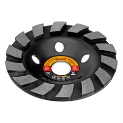 Чашка алмазная зачистная, 125 мм, турбо-сегмент Sparta 729885 - фото 751964