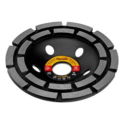 Чашка алмазная зачистная, 125 мм, двухрядная Sparta 729905 - фото 751971