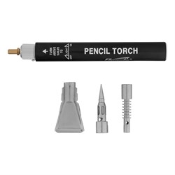 Горелка газовая, тип "Карандаш" + 2 насадки для пайки, 200 мм Sparta 914185 - фото 752803