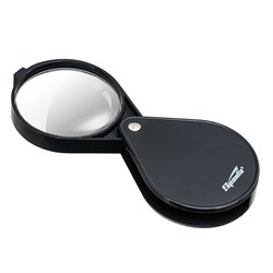 Лупа складная, карманная, 6 кратная, D 60 мм Sparta 913675 - фото 752893