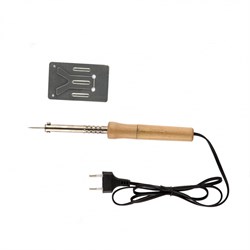 Паяльник с ручкой из дерева, 30 Вт, 220 В Sparta 913101 - фото 753001